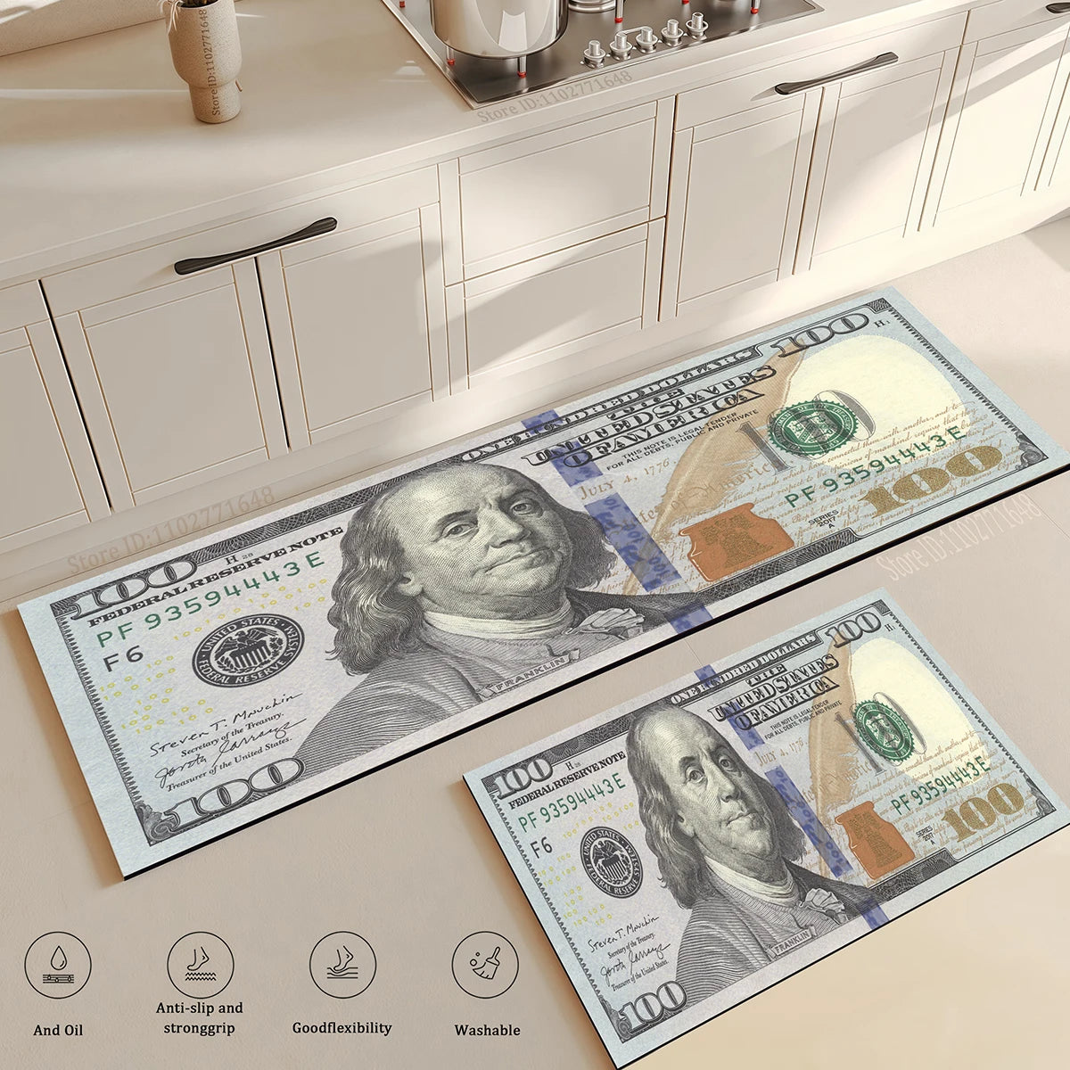 tapis de cuisine amerique