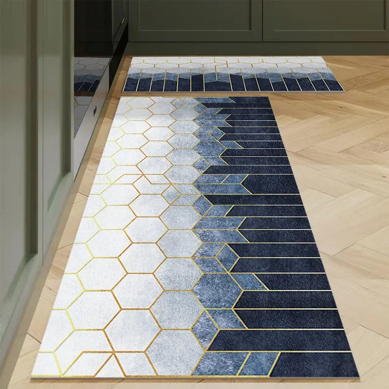 tapis de cuisine chic contemporain