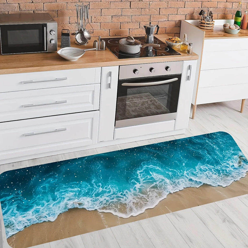 tapis cuisine décor bord de mere