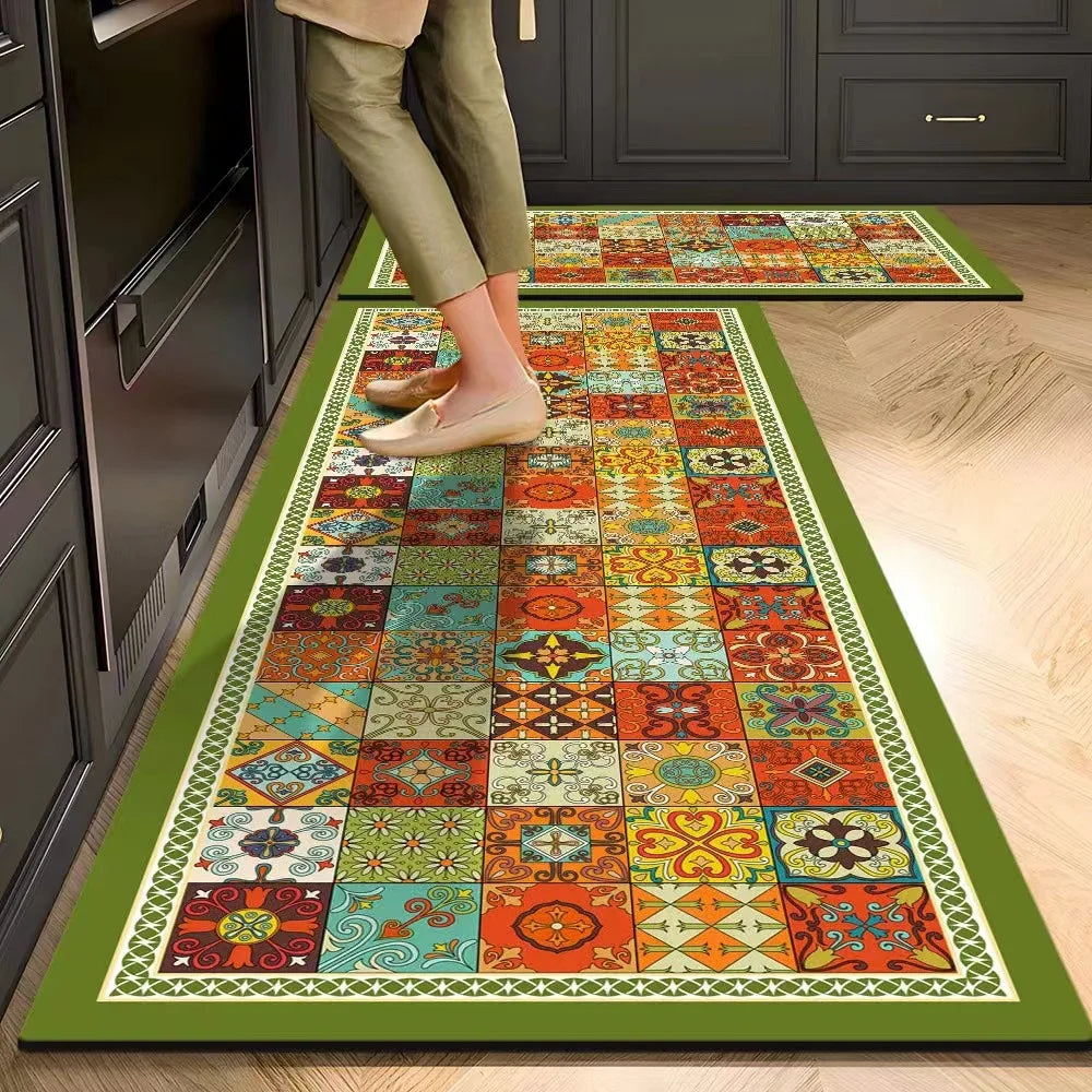 Tapis de cuisine vintage