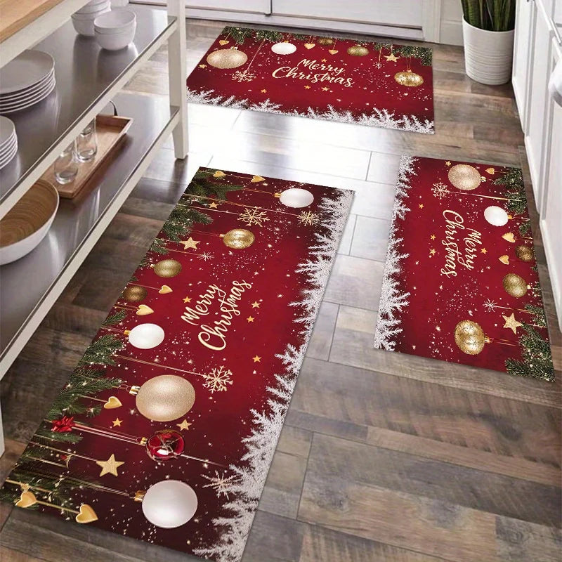 tapis de cuisine noel
