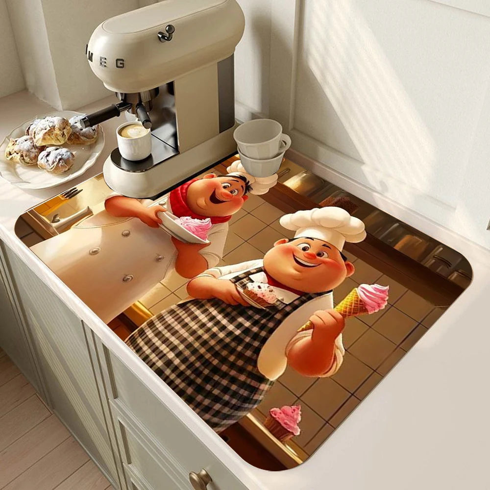 mini tapis de cuisine