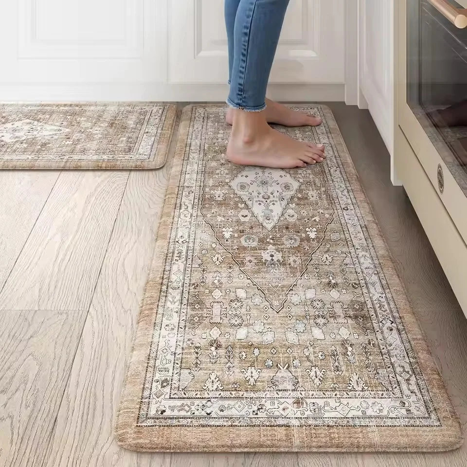Tapis de cuisine rétro